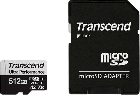 ترانسيند 256 جيجا microSDXC 340S بطاقة ذاكرة عالية الأداء UHS- I, U3, V30, A2, 4K, فل اتش دي - TS256GUSD340S in Kuwait