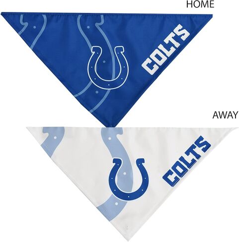 مجموعة Littlearth للجنسين للبالغين من الدوري الوطني لكرة القدم الأمريكية New England Patriots Home and Away Pet Bandana، لون الفريق، كبير in Saudi Arabia