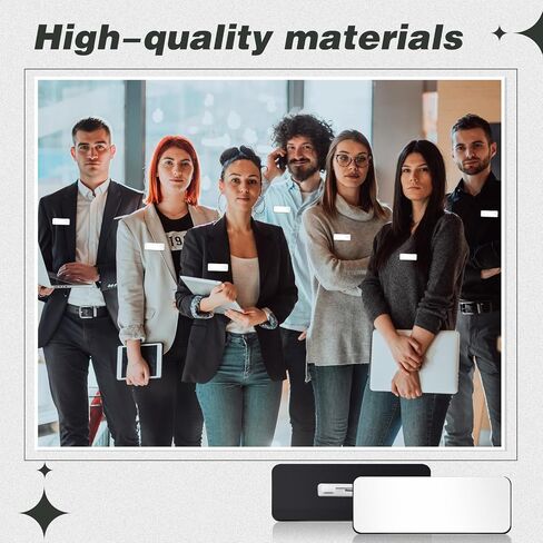 Breling 200 Pcs Name Tags with Pin 1 X 3 Blank Name Tags Badges DIY ID Badge Engraved Label Pin for Office School Retail Stores Employee Students Workers(Gold) in Saudi Arabia