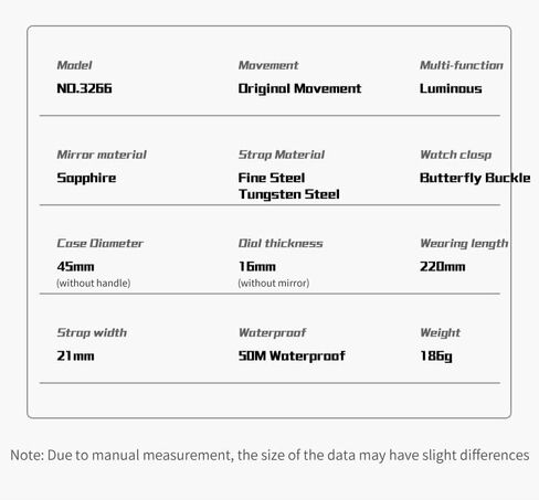 OUPINKE Watch for Men Automatic Wristwatch Sapphire Crystal Calendar Skeleton Luminous 3D Dial with 5ATM Waterproof Luxury Tungsten Steel Strap in Kuwait