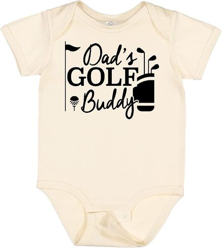 Inktastic Dad's Golf Buddy Baby Bodysuit 6 أشهر 0100 أزرق فاتح 26877 in Saudi Arabia