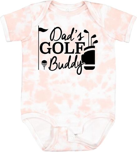 Inktastic Dad's Golf Buddy Baby Bodysuit 6 أشهر 0100 أزرق فاتح 26877 in Saudi Arabia