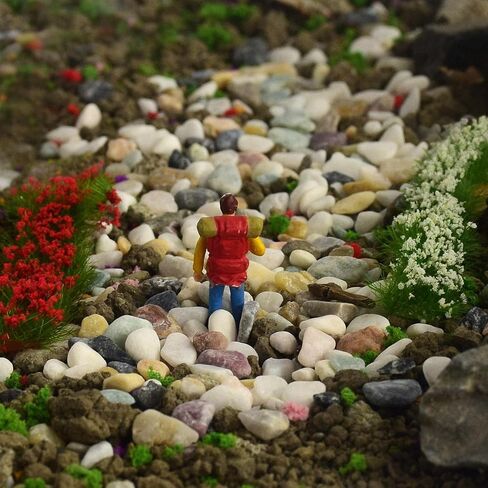 MAY.T الشجيرات المصغرة شجيرات أوراق الشجر التضاريس زخرفة السكك الحديدية مشهد السكك الحديدية مشهد ألعاب الحرب C in Kuwait