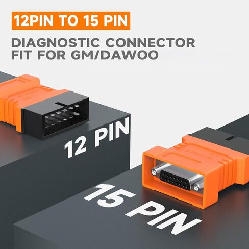 محول FOXWELL obd2 ذو 12 دبوسًا لجنرال موتورز، 12 دبابيس إلى 15 دبابيس أداة تشخيص الماسح الضوئي موصل obd ii، محول تحويل تمديد تشخيصي عالمي in Kuwait