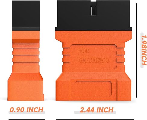 محول FOXWELL obd2 ذو 12 دبوسًا لجنرال موتورز، 12 دبابيس إلى 15 دبابيس أداة تشخيص الماسح الضوئي موصل obd ii، محول تحويل تمديد تشخيصي عالمي in Kuwait