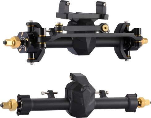 SCX24 Axles, CVD 52° Max Steering Angle SCX24 Axles, +5.5mm Widened SCX24 Upgrades for 1/24 RC Crawler Axial SCX24 Deadbolt JLU C10 Bronco Gladiator in Saudi Arabia