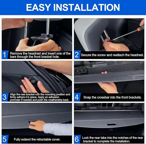 غطاء شحن صيفي قابل للسحب متوافق مع 2020-2024 Ford Escape Shielding Shade Security Shade Tonneau غطاء حماية خصوصية الأمتعة مضاد للسرقة، أسود مضاد للظهور، خصوصية الأمتعة in Kuwait