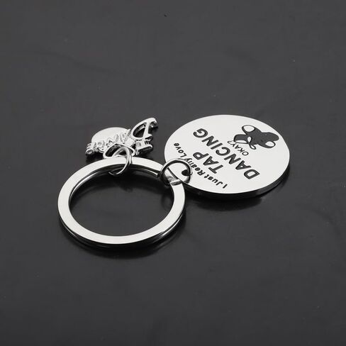 WSNANG Tap Dance Gifts I Just Really Love Tap Dancing Keychain Dance Jewelry for Tap Dancer Lover Gift Tap Dance Student Gift in Kuwait