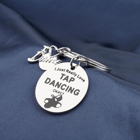WSNANG Tap Dance Gifts I Just Really Love Tap Dancing Keychain Dance Jewelry for Tap Dancer Lover Gift Tap Dance Student Gift in Kuwait