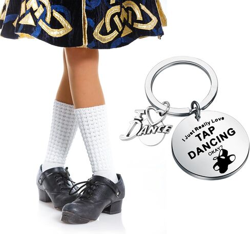 WSNANG Tap Dance Gifts I Just Really Love Tap Dancing Keychain Dance Jewelry for Tap Dancer Lover Gift Tap Dance Student Gift in Kuwait