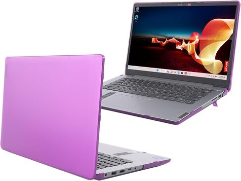 حافظة mCover متوافقة فقط مع أجهزة Lenovo IdeaPad 1 Series 2022-2024 مقاس 14 بوصة (14ADA7 / 14ALC7 / 14AMN7 / 14IAU7 / 14IGL7 / 14IJL7) أجهزة الكمبيوتر المحمولة التي تعمل بنظام Windows مقاس 14 بوصة (لا تناسب أي موديلات أخرى) - أرجواني in Saudi Arabia