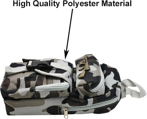 Maydahui Camo Pencil Case Guns Shape Large Capacity Pen Pouch Holder 3 Compartments Pencil Bag Stationery Box Storage Organizer Small Pattern Blue in Saudi Arabia