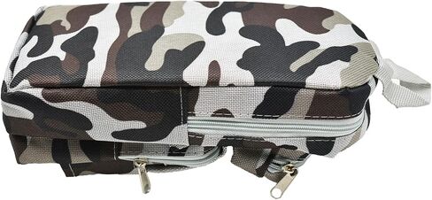 Maydahui Camo Pencil Case Guns Shape Large Capacity Pen Pouch Holder 3 Compartments Pencil Bag Stationery Box Storage Organizer Small Pattern Blue in Saudi Arabia