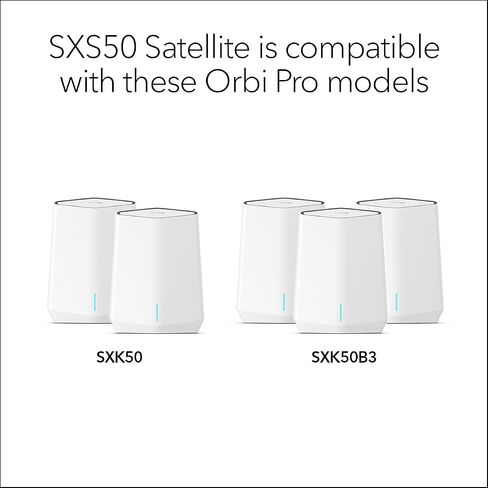 NETGEAR Orbi Pro WiFi 6 AX5400 نظام شبكي ثلاثي (SXK50-100NAS) in Kuwait