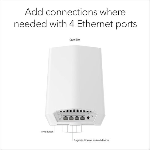 NETGEAR Orbi Pro WiFi 6 AX5400 نظام شبكي ثلاثي (SXK50-100NAS) in Kuwait