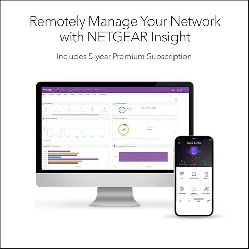 NETGEAR Orbi Pro WiFi 6 AX5400 نظام شبكي ثلاثي (SXK50-100NAS) in Kuwait