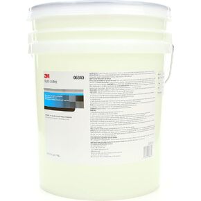 3M Booth Coating, 06840, 5 gal, Water-Based Solution, Used for Protecting Paint Booth Walls from Paint Overspray