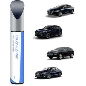 46V Soul Red Crystal Metallic Tricoat Touch Up Paint Compatible with Mazda Exact Match Chips and Nicks Touch Up