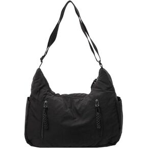 Nylon Hobo Crossbody Bag for Women Trendy Fashion Shoulder Bag Purse For Ladies Lightweight Messenger Bag Casual Hobo Bag