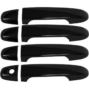OCPTY 4PCS Door Handle Covers for 2012-2017 for Toyota Camry Exterior Driver Side & Passenger Side Car Door Handle Covers Trim Kit Black