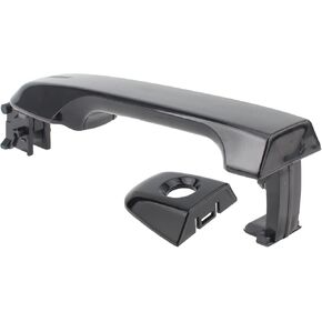 MOTOALL Front Driver Passenger Side Exterior Door Handle Black Without Keyless Entry for Toyota Camry 2012-2017