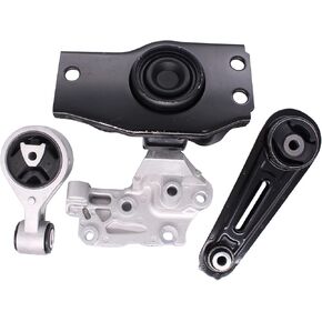NewYall 2.5L Front Right Engine Motor Mount and Upper Lower Torque Strut Mounts Kit for Nissan Rogue 2008-2013