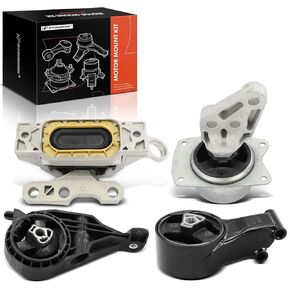 A-Premium 4PCS Engine Motor Mount and Transmission Mount Set [Automatic Transmission] Compatible with Buick Lacrosse 2010-2016, Allure 2010-2010, 3.0L 3.6L, Replace# 13227775 22801992