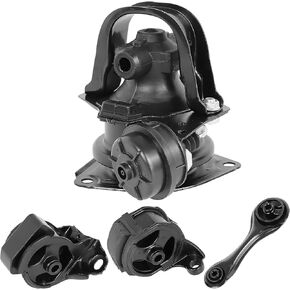 Engine Motor Mounts Set - Compatible with Honda Accord 1990 1991 1992 1993 L4 2.2L, Replace# A6509 A6512 A6519 A6547, Set of 4