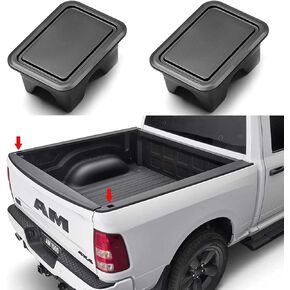 Bed Rail Stake Pocket Covers Compatible with Dodge Ram 1500 2500 3500 2009-2022,Ram Stake Hole Plugs,Rear Truck Tonneau Covers Stake Holes Caps Plugs Bed Rail Stake Pocket Cover