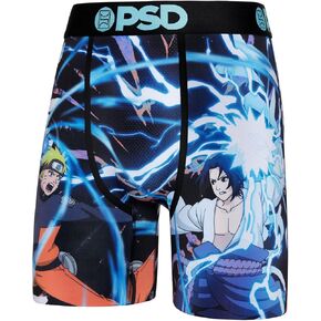 بي اس دي ملابس داخلية للرجال قابلة للتمدد بشريط عريض مطاطي - سجلات المحكوم عليهم بالإعدام | جيدة التهوية، درزة داخلية 7 انش |, متعدد / ناروتو 3 قطع, S in Kuwait