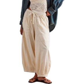 D-Sun Women Casual Loose Mid Rise Barrel Jeans Baggy Vintage Wide Leg Elastic Denim Pants Fashion Boyfriend Jeans