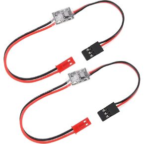 2pcs 2A High Current Remote Control Electronic Switch 3-5V Low Voltage Version Aerial Protection for RC Drone Water Pump PWM Signal Control