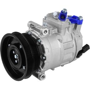 KUSATEC Air Conditioning Compressor Fit for 2012-2013 Audi TT RS Quattro;2006-2017 Volkswagen Beetle,2010 Cabrio,2010-2014 Golf,2005-2014 Jetta,2012-2014 Passat,2008 R32,2006-2009 Rabbit;CO 4574JC