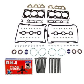 DNJ HGB804 Cylinder Head Gasket Set with Head Bolt Kit for 2000-2005 Audi A6 Quattro 2.7L 2671cc V6 DOHC