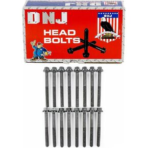 DNJ HBK1169 Head Bolt Kit for 2011-2016 / Chrysler, Dodge, Jeep, Ram, Volkswagen/Challenger, Cherokee, Durango, Grand Caravan, Grand Cherokee, Wrangler / 3.2L, 3.6L / DOHC / V6 / 24V /VIN S