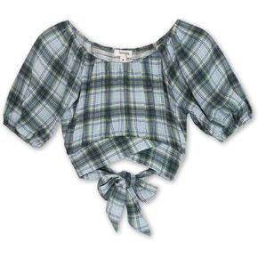 Speechless Girls' Rayon Gauze Crop Top