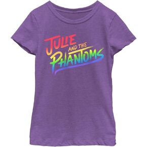 Netflix Julie and The Phantoms Jp Logo Fill Girls Short Sleeve Tee Shirt