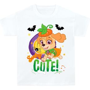 Paw Patrol Halloween Girls T-Shirt | Girls Halloween T Shirt | Skye Girls Clothes | Official Merchandise