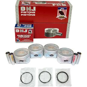 DNJ PRK221 Piston and Ring Kit For 2001-2005 Honda Civic 1.7L L4 SOHC 16V Naturally Aspirated D17A2,D17A6