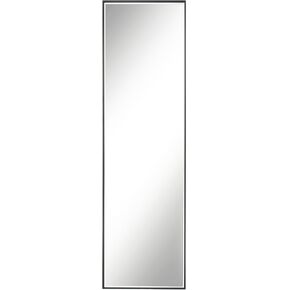 Wall Decorative Mirror with Frame 18.46 X 61.77 Inch Black Color Cooper-Free