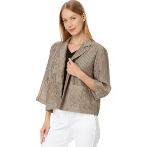 Eileen Fisher Women's Stand Collar Jacket