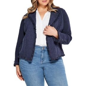 NIC+ZOE Women's Fringe Mix Jacket