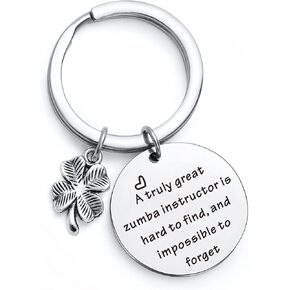 TzrNhm Blossom Instructor Gift dance teacher Keychain dance Keychain Instructor jewelry Teacher Gift Instructor Teacher Jewelry Lover gift Instructor Keychain