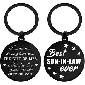 هدايا Yobent Son-in-law من الأم، هدايا لابن جديد في عيد ميلاد فريد من نوعه، سلسلة مفاتيح لابن المستقبل في القانون، هدية الذكرى السنوية لابني المفضل في القانون، هدايا زفاف العريس in Kuwait