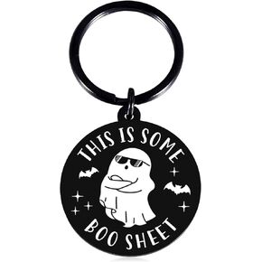 Boo Basket Stuffers for Him Boo Basket Stuffers for Women Men Halloween Boo Basket Items Boo Basket Stuffers for Adults Spooky Basket Stuffers Halloween Themed Gifts Spooky Keychains for Adults Teens