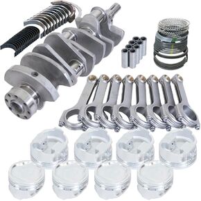 Eagle Rotating Assembly, 304 CID, Forged Crank, Forged Pistons, 3.750 in Stroke, 3.592 in Bore, 1.889 in H Beam Rods