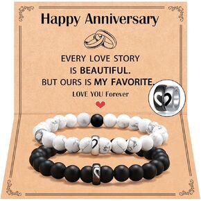 UNGENT THEM أساور زوجين متطابقة، هدايا للأزواج بمناسبة الذكرى السنوية السعيدة لصديقها وصديقتها والرجال in Kuwait