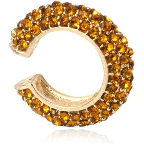 C Shape Chunky Hoop Ear Cuff for Women Non Pierced CZ Huggie Earrings Bohemia Cartilage Cuff Earrings Stackable Rhinestone Clip on Earrings Dainty Jewelry Gifts in Kuwait