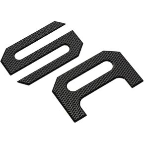 EyeCatcher Pro Series Tailgate Insert Letters Compatible with 2022-2025 Santa Cruz Accessories (Pro Black Chrome + Satin Accent)