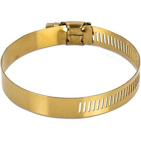 Mishimoto MMCLAMP-WG-44HTGD High-Torque Worm Gear Clamp, 0.83"–1.73" (21mm–44mm), Pack of 10, Gold